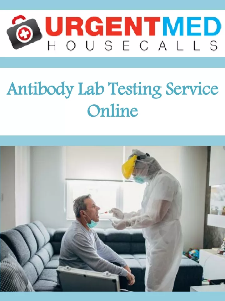 antibody lab testing service online