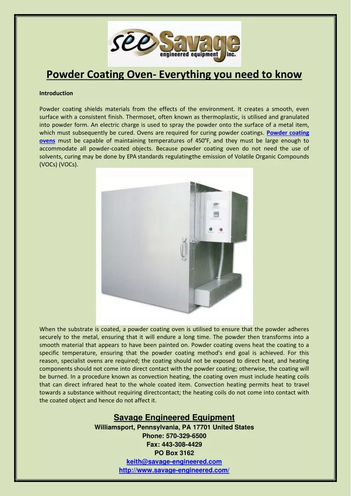 powder coating oven everything you need to know