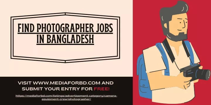 find photographer jobs in bangladesh