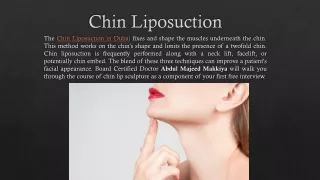 Chin Liposuction