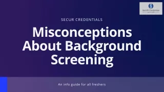 secur credentials