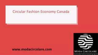 Circular Fashion Economy in Canada | Search Today