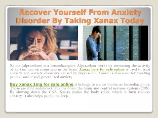 Treat Anxiety Disorder | Xanax 2mg Bars For Sale Online | Xanax (Alprazolam) 1mg