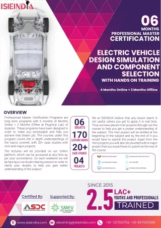 Best EV Courses in India