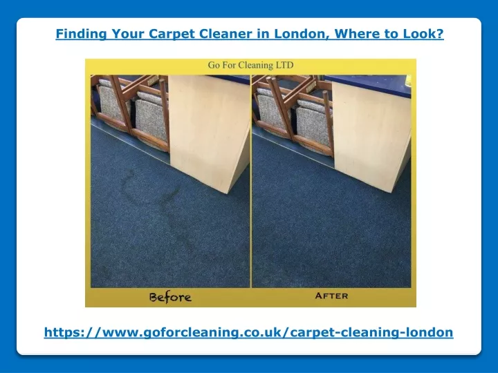 finding your carpet cleaner in london where