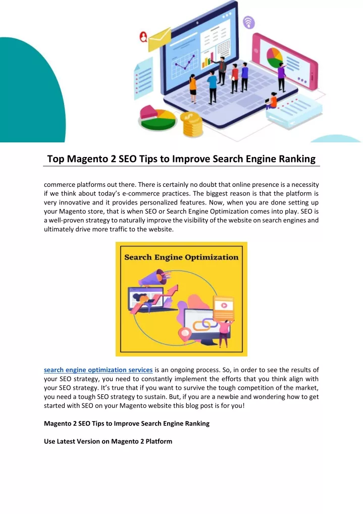 top magento 2 seo tips to improve search engine