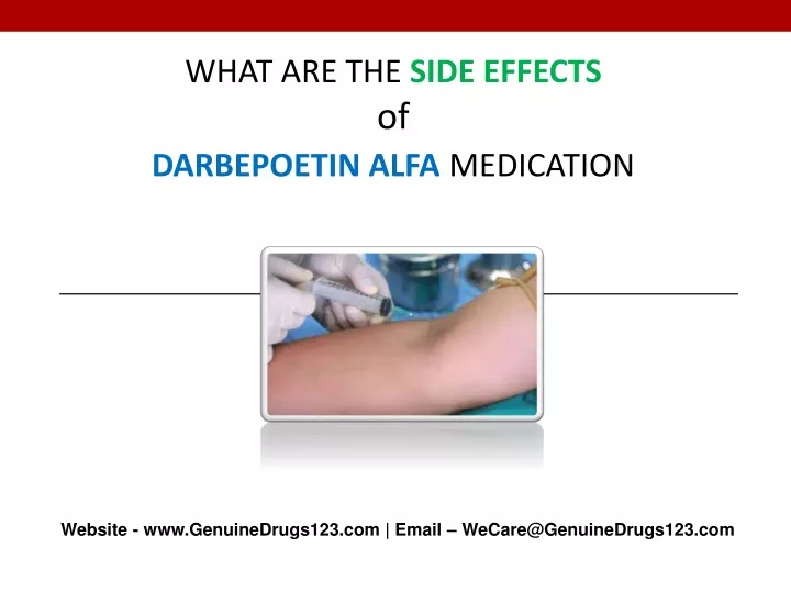 what are the side effects of darbepoetin alfa