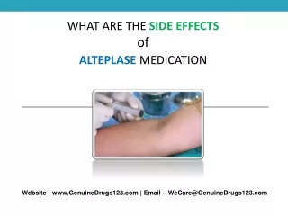 what are the side effects of alteplase medication