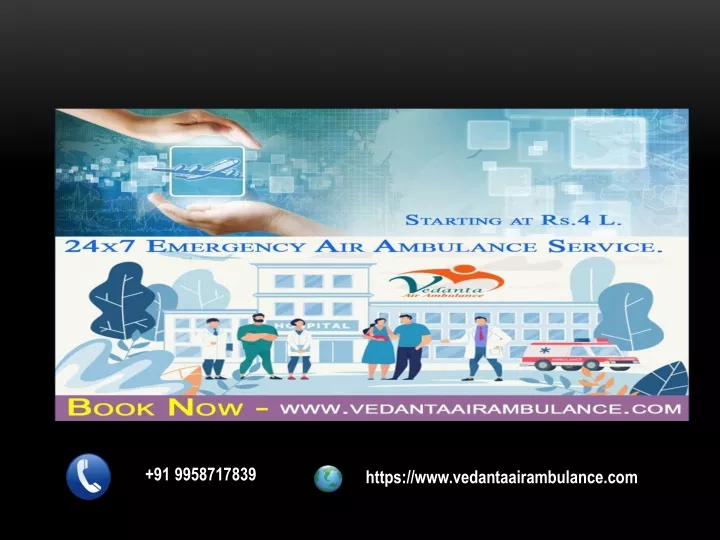 vedanta air ambulance services