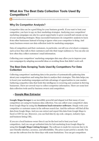 what are the best data collection tools used