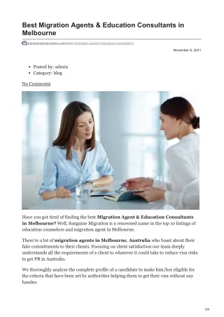 Best Migration Agents amp Education Consultants in Melbourne
