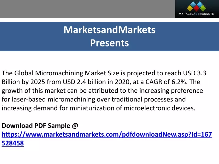 marketsandmarkets presents