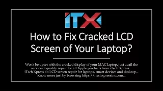 how to fix cracked lcd screen of your laptop