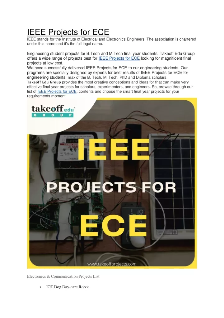 ieee projects for ece ieee stands