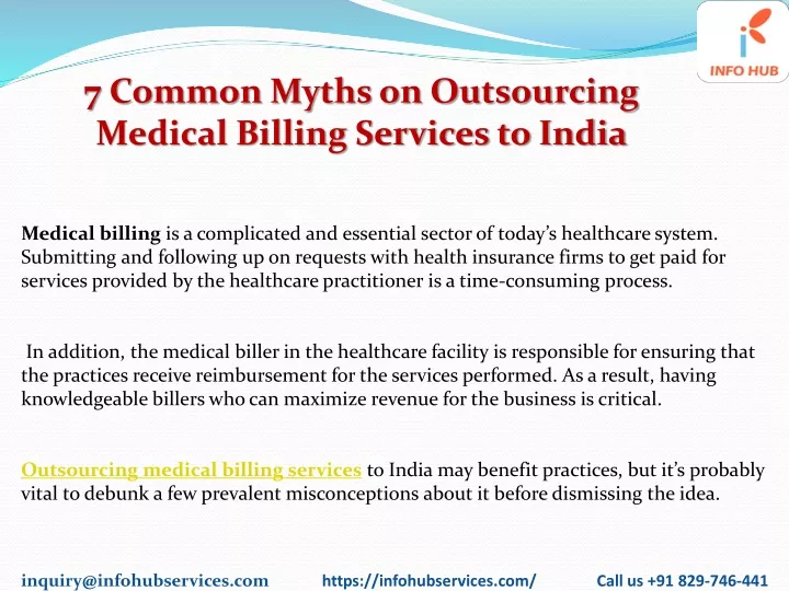 7 common myths on outsourcing medical billing
