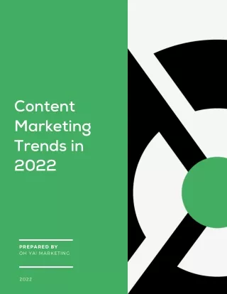 Content Marketing Trends 2022