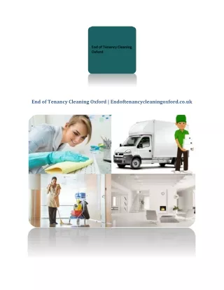 End of Tenancy Cleaning Oxford | Endoftenancycleaningoxford.co.uk