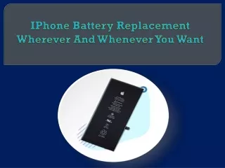iphone battery replacement wherever and whenever you want