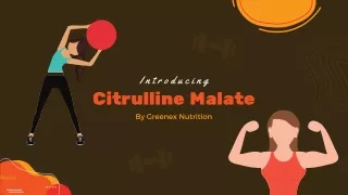 Buy Citrulline Malate Online For High Endurance Power & Intensity