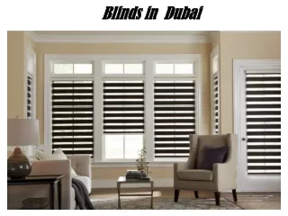 blinds in dubai