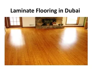 laminate flooring in dubai