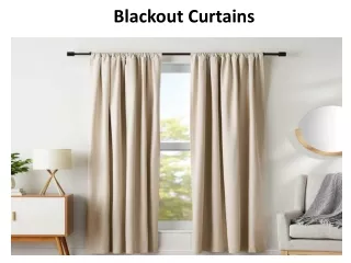blackout curtains