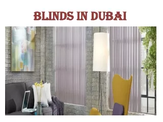 blinds in dubai