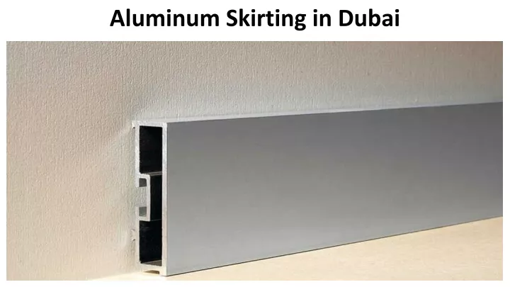 aluminum skirting in dubai
