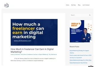 How much a Freelancer can earn in Digital Marketing?