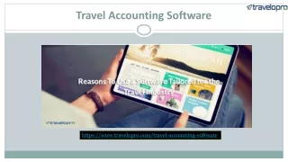 travel accounting software