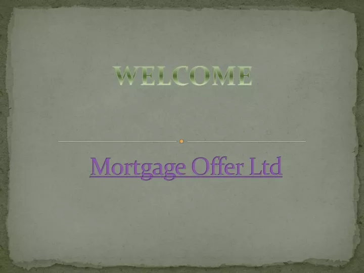 mortgage offer ltd