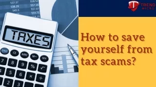 How to save yourself from tax scams