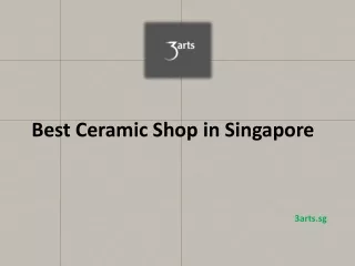 Best Ceramic Shop in Singapore