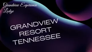 The Best Grandview resort in Tennessee | Grandview Experience Lodge
