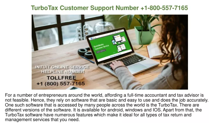 turbotax customer support number 1 800 557 7165
