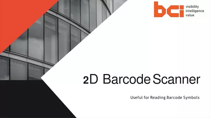 2 d barcode scanner