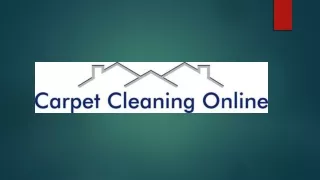 Carpet Cleaning Online