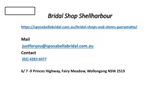 Bridal shops shellharbour – Finding Perfect Dress From A Bridal Online Shop