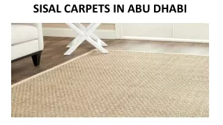 sisal carpets in abu dhabi