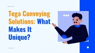 Tega Conveying Solutions What Makes It Unique