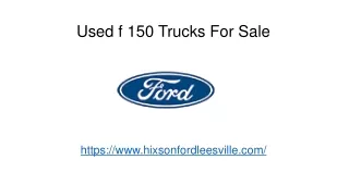 Used f 150 Trucks For Sale