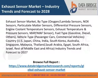 Exhaust Sensor Market