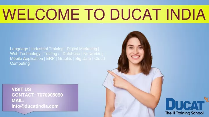 welcome to ducat india