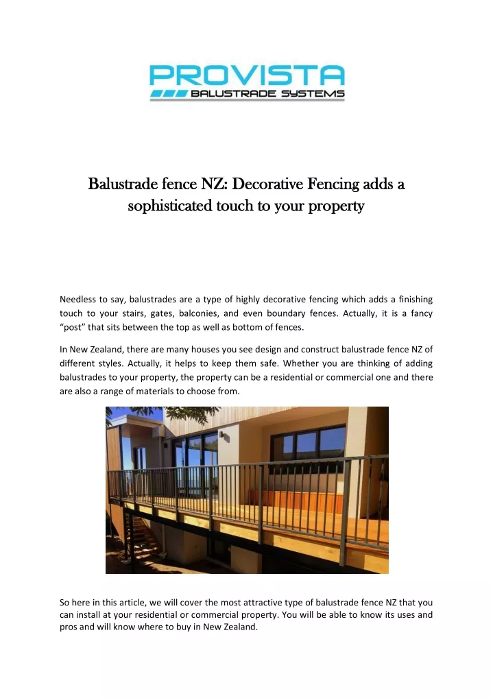 balustrade fence nz decorative fencing adds