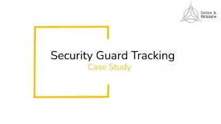 Security Guard Tracking PPT - PDF
