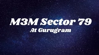 m3m sector 79 at gurugram