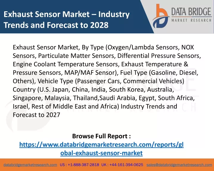 exhaust sensor market industry trends