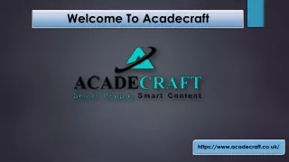 welcome to acadecraft