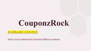 Flipkart Coupons - Get 50% off on Promo Codes & Deals.