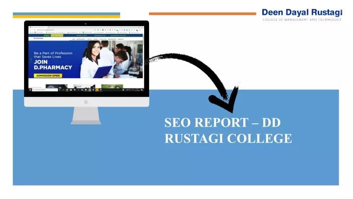 seo report dd rustagi college